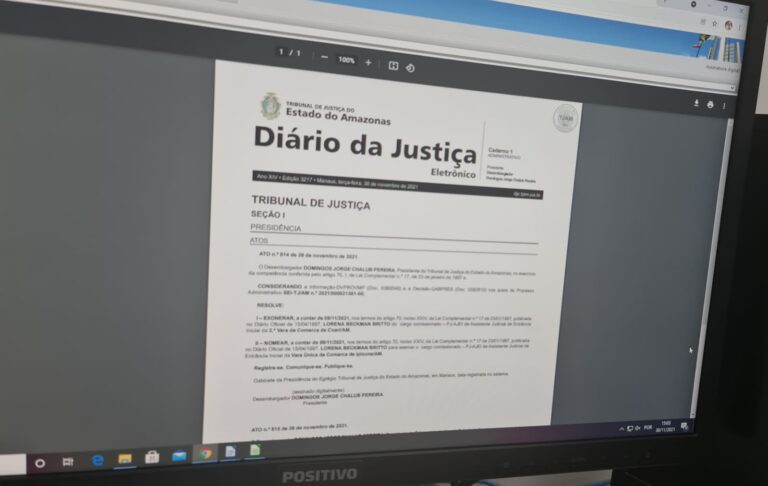 2.ª Turma Recursal do TJAM abre vagas para juízes de entrância final