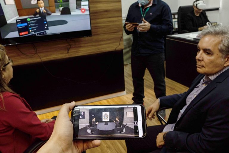 Metaverso: TJAM acompanha simulação de audiência judicial real em ambiente virtual