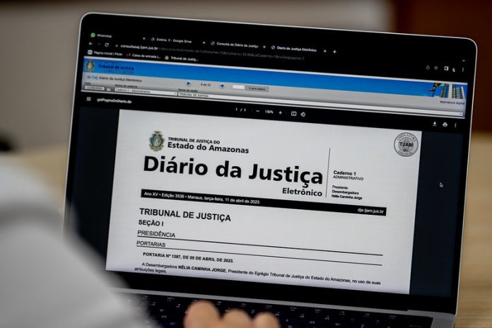 diário da justiça eletrônico