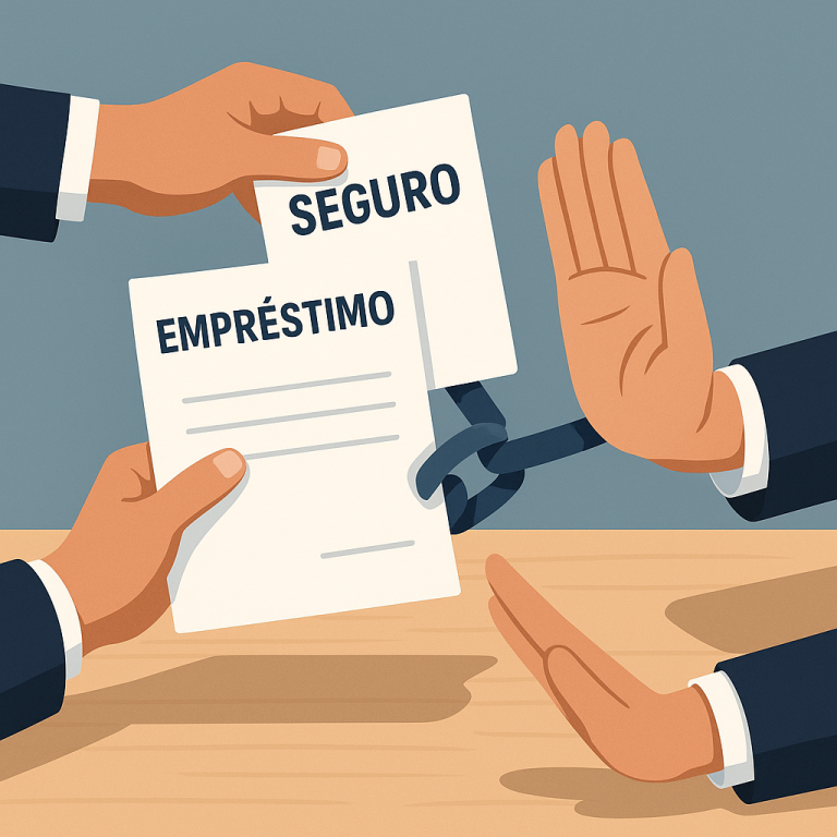 Sem vinculação, importa ser livre; se o empréstimo obriga ao seguro, há direito à desobrigação, diz Justiça