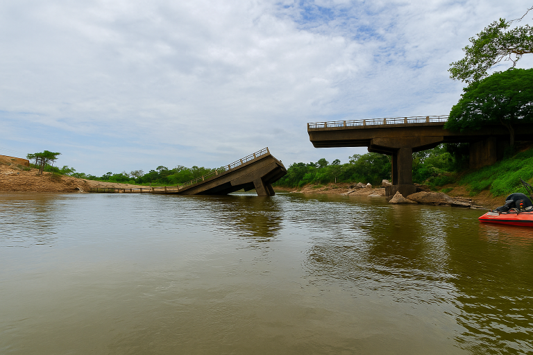 União e DNIT são condenados por morte causada por desabamento de ponte na BR-319