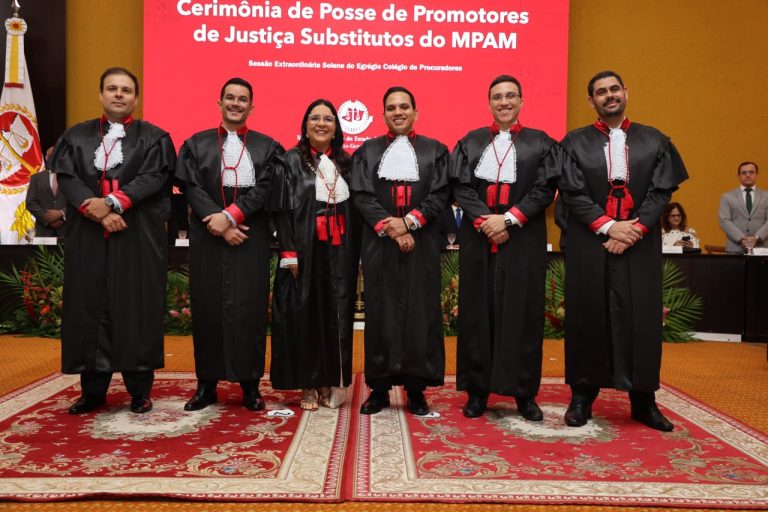 MPAM empossa cinco novos promotores de Justiça para atuação no interior do Amazonas