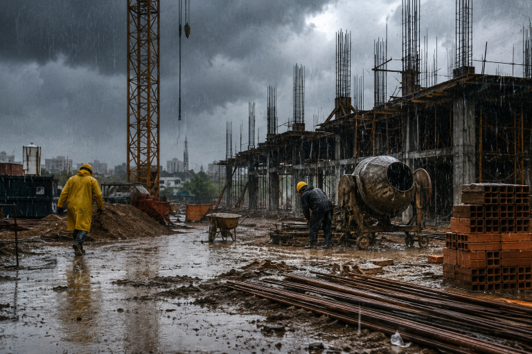 Atraso na entrega de imóvel por excesso de chuvas gera multa à construtora no Amazonas