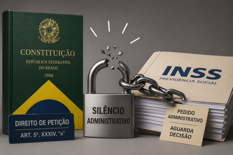 Silêncio prolongado do INSS no exame de pedido encontra rompimento na própria Constituição