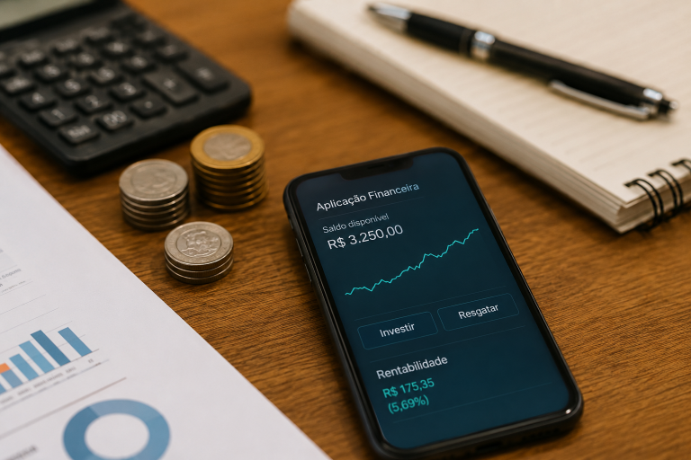 Aplicação financeira sem autorização não gera dano moral quando o dinheiro permanece disponível