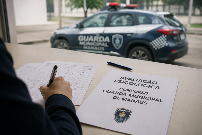 Concurso: Guarda Municipal de Manaus avaliará 23 características psicológicas dos candidatos