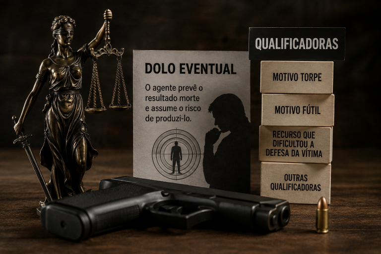 Homicídio praticado com dolo eventual não impede aplicação de qualificadoras