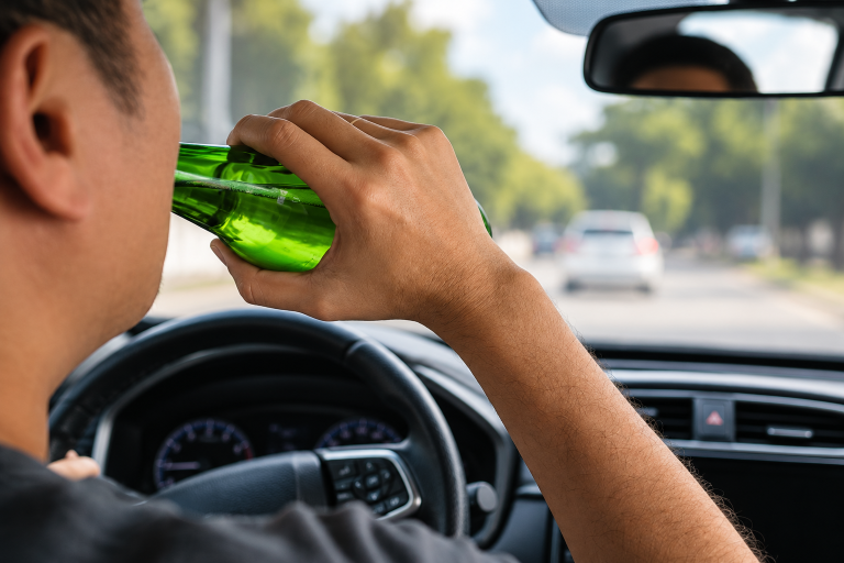 Justiça condena motorista por embriaguez ao volante após acidente