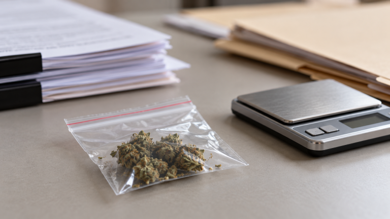 Mesmo abaixo de 40 g, apreensão de maconha com indícios de comércio afasta presunção de uso